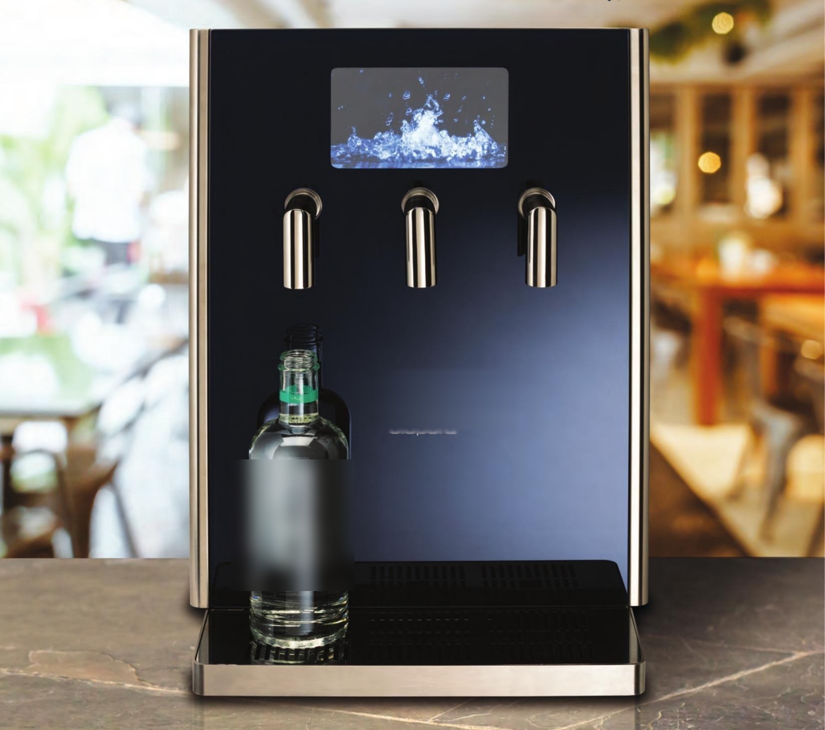 BLUCRISTALL in un ambiente reale: linea ristorazione