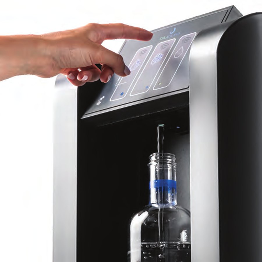 Dettaglio del purificatore d'acqua Acquadea HYDRAZON