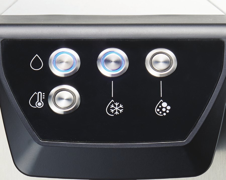 Dettaglio del purificatore d'acqua Acquadea BLUES