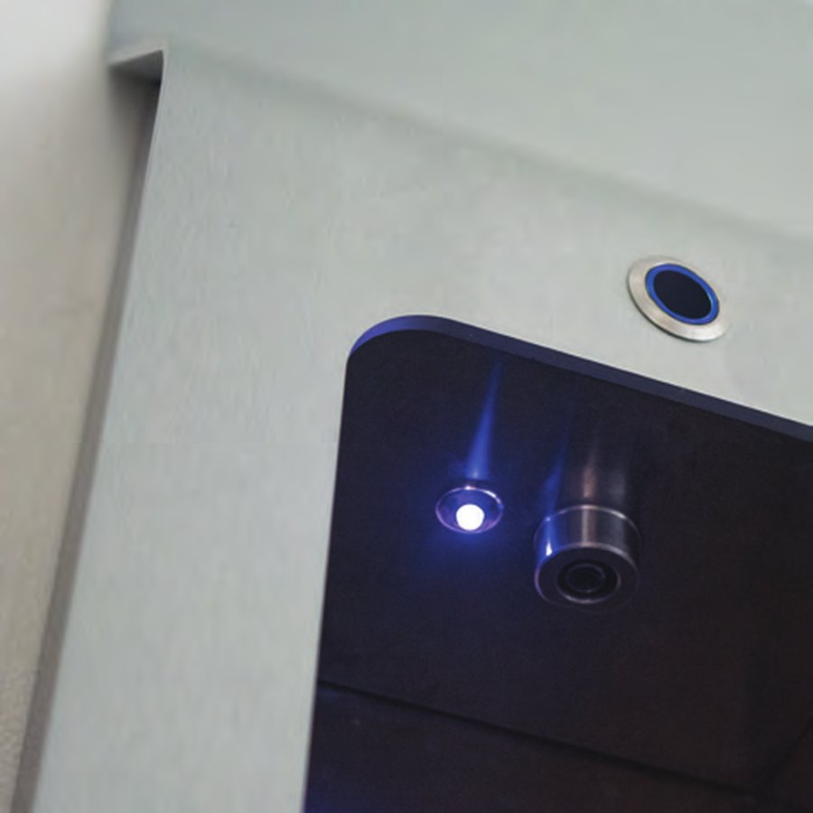Dettaglio del purificatore d'acqua Acquadea BLUTOUCH