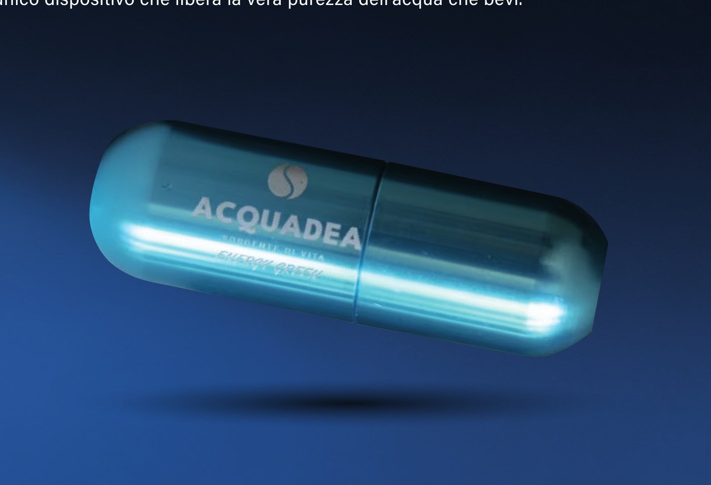 Dispositivo Energy Green con acceleratore ionico Acquadea