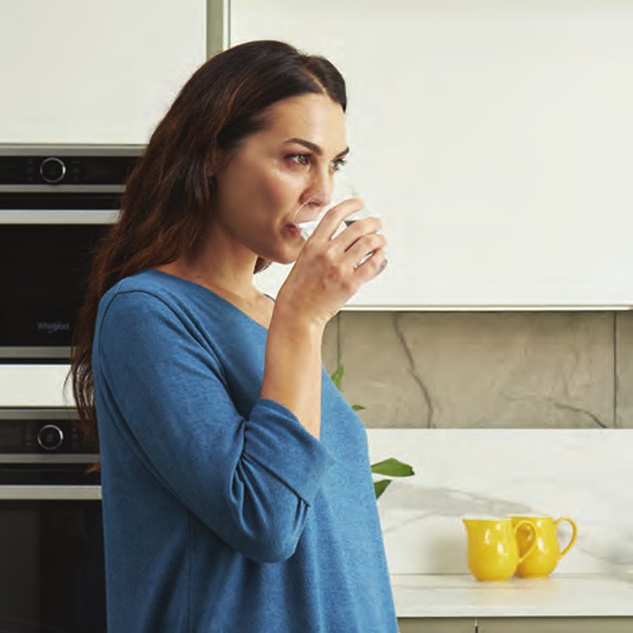 Dettaglio del purificatore d'acqua Acquadea BLUSLIM
